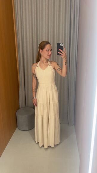 Vestido Midi Natural