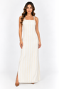 Vestido Listras Amarelas – Leveza e Elegância - AMARELO E BRANCO
