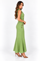 Conjunto Feminino Verde Colete e Saia Longa – Elegância e Sofisticação