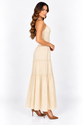 Vestido Midi Natural – Elegância e Leveza