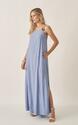 Vestido Longo Corda - AZUL CÉU