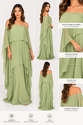 Vestido Longo Ombro a Ombro – Leveza e Elegância