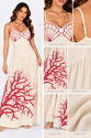 Vestido Longo Coral