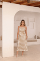 Conjunto Xadrez Feminino – Elegância e Leveza