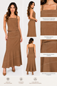 Conjunto Linho Marrom – Elegância e Versatilidade