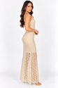 Vestido Midi Longo Marfim